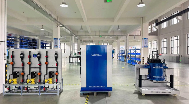 Qingdao J Environmental Protection Technology Co., Ltd. fabriek productielijn