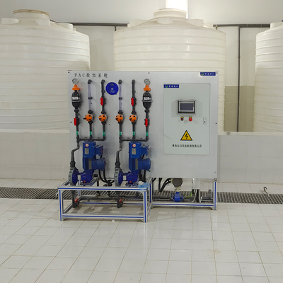 Gewicht KG 380 kg Automatisch systeem voor het doseren van polymeren voor PMA PAC Flocculant in waterbehandeling
