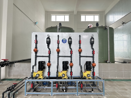 Waterbehandeling gemakkelijker geïntegreerde automatische chemische doseringsmachine met PAC KMnO4