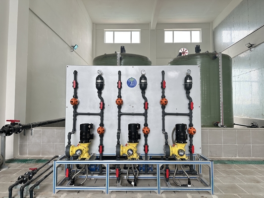 Waterbehandeling gemakkelijker geïntegreerde automatische chemische doseringsmachine met PAC KMnO4