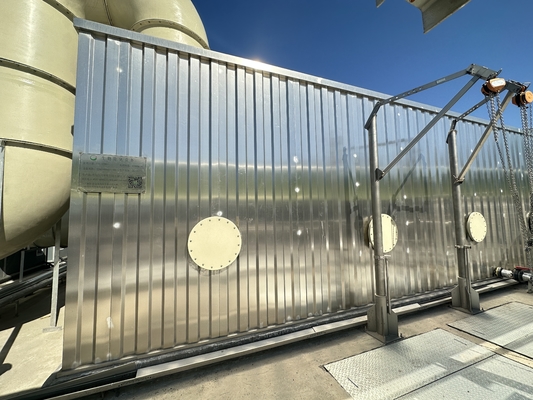 Machines voor het verwijderen van gassen van roestvrij staal 316 voor milieuvriendelijke rioleringsinstallaties